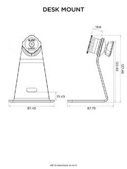 Zestaw na biurko: etui na telefon iPhone 14 oraz uchwyt Quad Lock