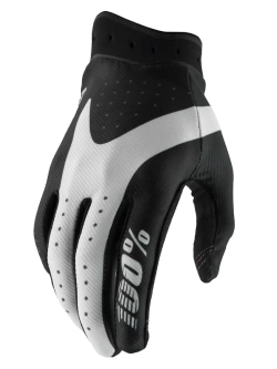 Rękawice cross dziecięce 100% iTrack czarno-białe