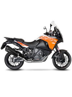 Tłumik motocyklowy LeoVince LV-12 Black Edition [Slip-On, Stainless Steel] do KTM 1290 Super Adventure [15-16], 1290 Super Adventure R / S / T [17-20], 1190 Adventure / R [13-16], 1090 Adventure / R [17-19], 1050 Adventure [15-16]