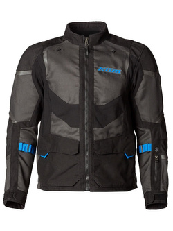 Kurtka motocyklowa tekstylna Klim Baja S4 czarno-niebieska