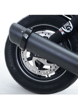 OSŁONA TŁUMIKA, UPERMOTO STYLE 4,5"-5" R&G [CZARNA]