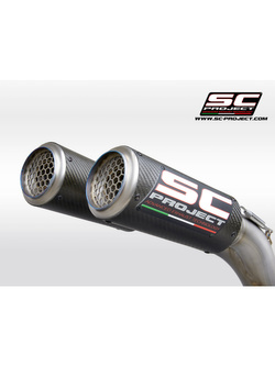 Układ wydechowy SC Project 2-1-2 CR-T M2 Carbon - Ducati Panigale V4 / V4 S [19-20]