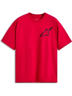 Koszulka z krótkim rękawem Alpinestars Oversized One CSF czerwona