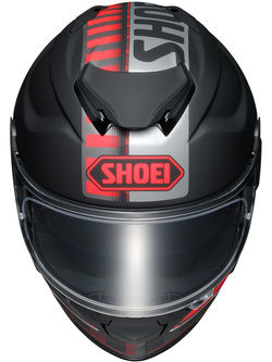 Kask integralny Shoei GT-Air II Tesseract TC-1 czarno-szaro-czerwony mat