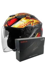 Zestaw: kask otwarty Shoei J-Cruise 3 Inspired TC-1 + dedykowany interkom motocyklowy Sena SRL 3