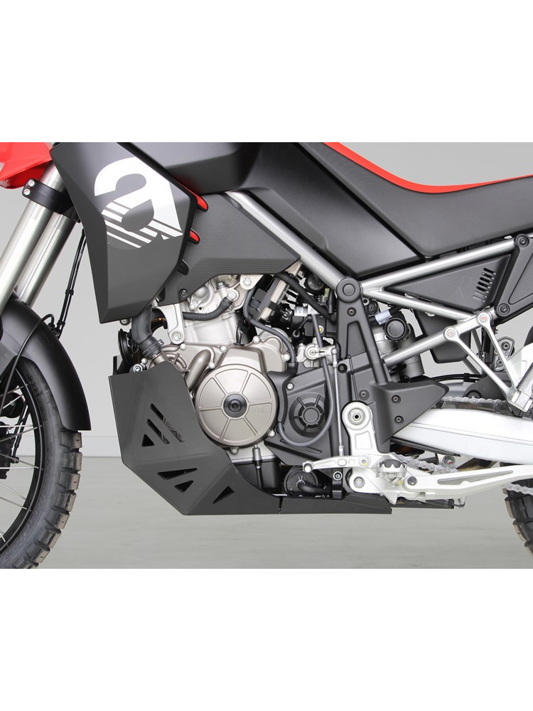 Płyta pod silnik AXP Racing Adventure do Aprilia Tuareg 660 (20-24) z osłoną podnośnika czarna