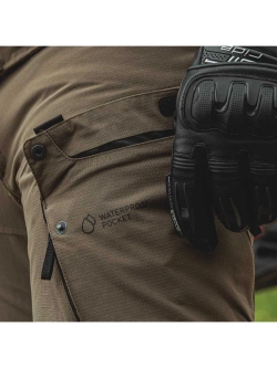 Spodnie motocyklowe tekstylne Modeka Lucano brązowo-czarne