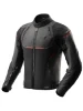 black/dark grey/red