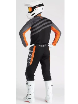 Bluza enduro Thor Launchmode Vented Raid szaro-czarna