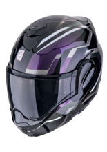 Kask szczękowy Scorpion Exo-Tech Evo Furio Chameleon czarny