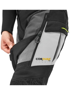 Spodnie motocyklowe damskie tekstylne Shima Tracker czarno-szare