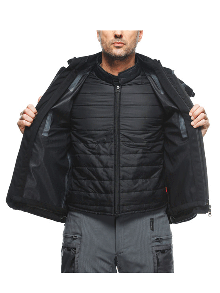 Kurtka motocyklowa tekstylna Dainese Springbok 3L AbsoluteShell szara
