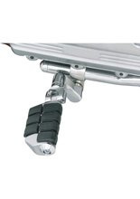 Spacerówki z podnóżkami Dually ISO 25mm Kuryakyn uniwersalne chromowane