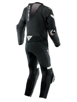 Kombinezon motocyklowy jednoczęściowy Dainese Laguna Seca 6 biało-czarny