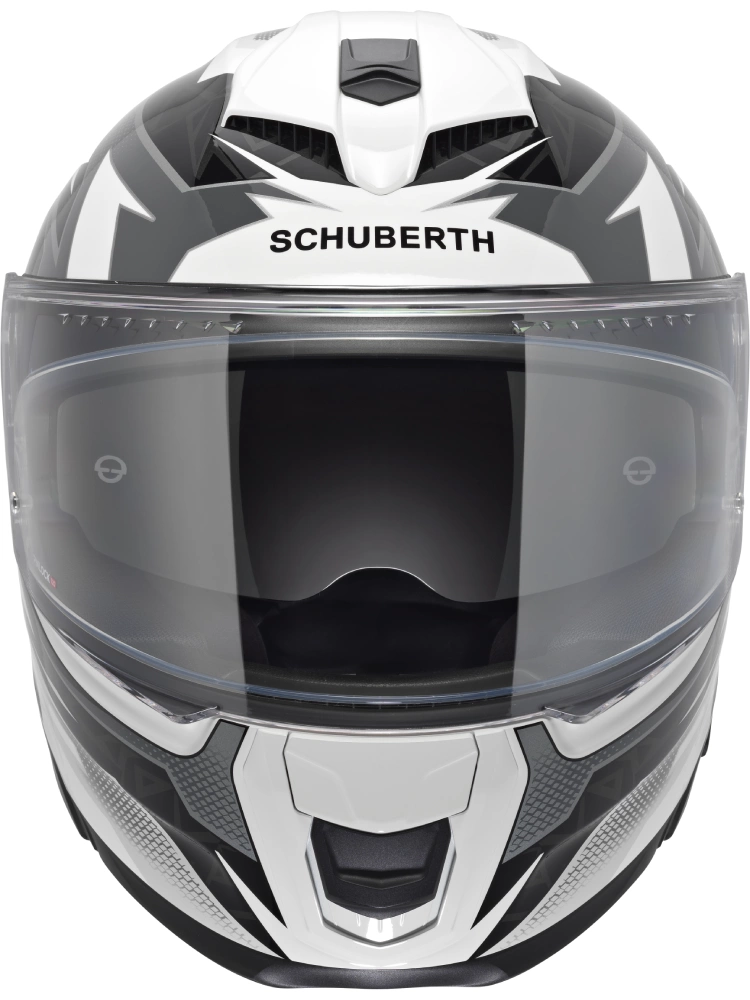 Kask integralny Schuberth S3 Thunder czarno-biały połysk