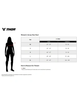 Bluza enduro damska Thor Sportmode Merge niebiesko-różowa