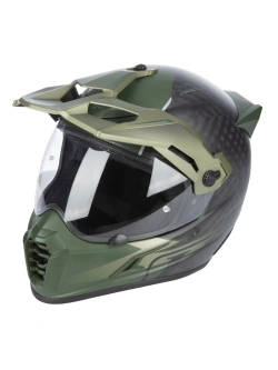 Kask adventure Klim Krios Pro Echo czarno-zielony matowy