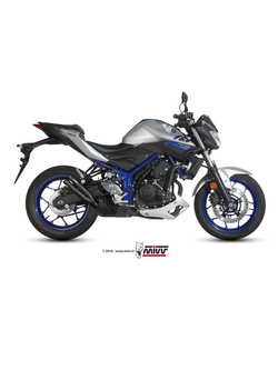 Tłumik motocyklowy Slip-On Line (Double Gun) MIVV do Yamaha MT-03 (16-) czarny