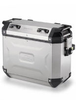 Kufer boczny Kappa K'Voyager 37 aluminiowy, srebrny [na lewą stronę; poj.: 37 litrów]