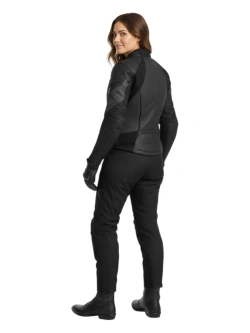 Kurtka motocyklowa damska skórzana REV’IT! Xena 4 czarno-szara
