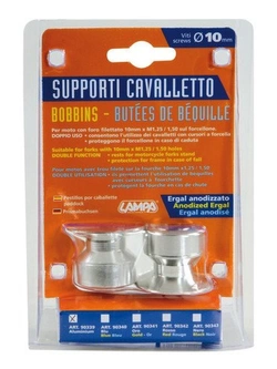 Zestaw rolek wahacza Lampa do stojaków motocyklowych 10 [mm] aluminium