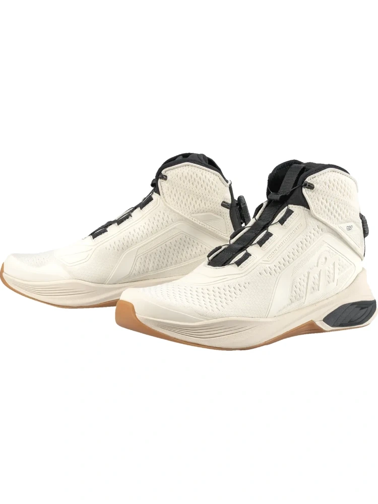 Buty motocyklowe Icon Hooligan AF CE białe