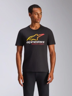 Koszulka z krótkim rękawem Alpinestars Aligned CSF czarna