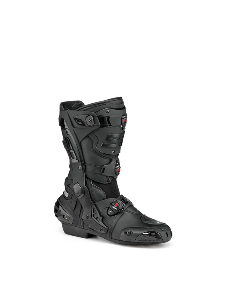 Buty motocyklowe Sidi Rex czarne z czerwonymi wstawkami