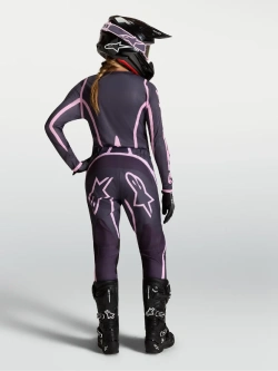 Bluza cross damska Alpinestars MX Stella Fluid Apex V2 szaro-różowa