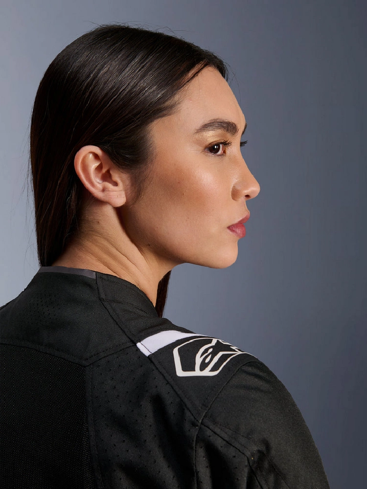 Kurtka motocyklowa damska tekstylna Alpinestars Stella T-SPS Air V2 czarno-biała