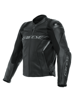 Kurtka motocyklowa skórzana Dainese Racing 4 [rozmiary niestandardowe] czarna