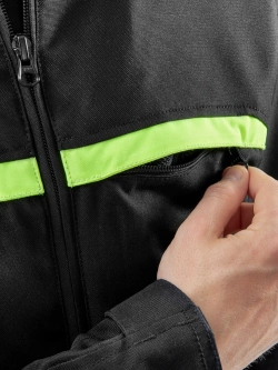 Kurtka motocyklowa tekstylna Ozone Neo czarno-żółta