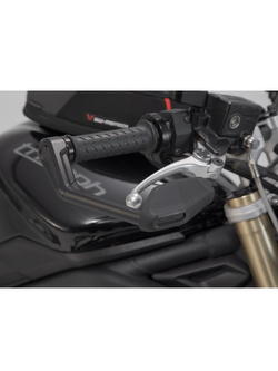 Osłony klamki hamulca i sprzęgła z osłoną przed wiatrem Sw-Motech Triumph Street Triple 675 (07-16)