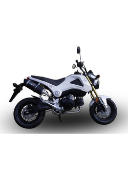 Pełny układ wydechowy G.P.R Furore Nero [Racing System, Black Aluminium] - Honda MSX / Grom 125 [13-17]