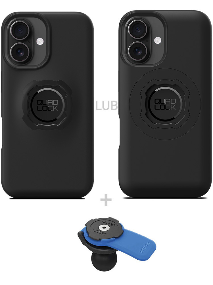 Zestaw: etui na telefoniPhone 16 oraz uchwyt kulowy Quad Lock