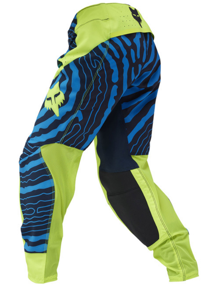 Spodnie cross dziecięce Fox Flexair Impression niebiesko-fluo