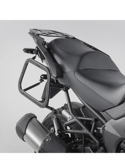 Zestaw: kufry boczne + stelaże EVO ABS ® Aero System Sw-Motech do Kawasaki KLR650 (08-) [pojemność: 2 x 25 L]