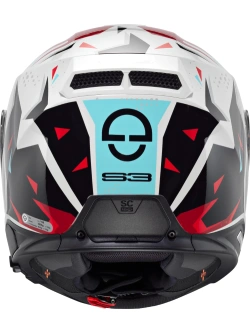 Kask integralny Schuberth S3 Spark biało-niebiesko-czerwony