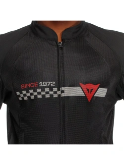 Kurtka motocyklowa tekstylna Dainese Herosphere Air Tex czarno-czerwono-biała