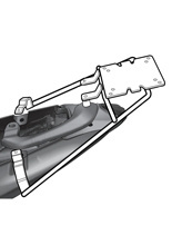 Stelaż Shad pod kufer centralny Keeway RKS 125 / 150 / 200 (11-24)