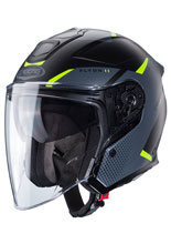 Kask otwarty Caberg Flyon II Boss czarno-szaro-żółty