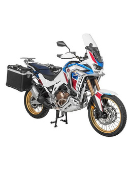 Zestaw: kufry boczne z anodowanego aluminium czarne "And-Black" Zega Evo + stelaże czarne Touratech Honda CRF1100L Africa Twin (22-)/Adventure Sports (38+45L)