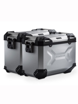 Zestaw: kufry boczne TRAX ADV + stelaże EVO SW-MOTECH 45/45L BMW F650GS (-07) [pojemność 2 x 45 L]