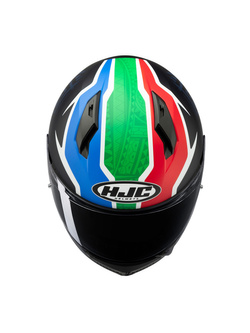 Kask integralny HJC C10 BB33 niebiesko-czerwono-zielony