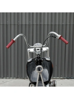 Manetki motocyklowe Biltwell Thruster TPV do kierownic o średnicy 25.4 [mm] czerwone