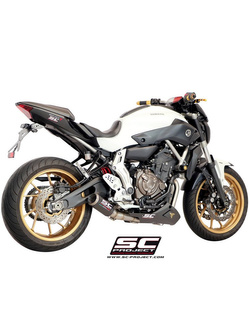 Pełny układ wydechowy 2-1, SC-Project CR-T - Yamaha MT-07 [13-16]