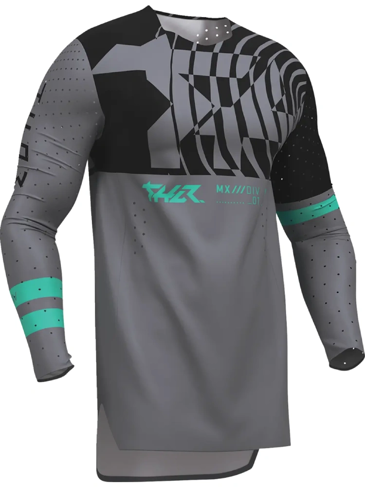 Bluza enduro Thor Sportmode Mind Control czarno-szary