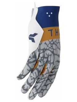 Rękawice cross Thor Sportmode Bravo niebiesko-szaro-białe