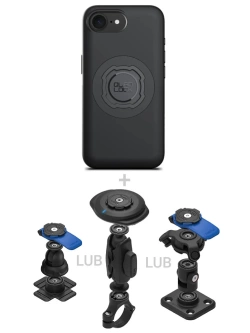 Zestaw 360 Quad Lock: etui MAG na telefon iPhone 16e (magnetyczne) + wybrane komponenty