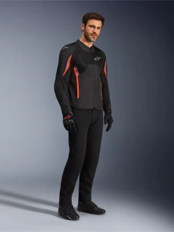 Kurtka motocyklowa tekstylna Alpinestars AST V3 Air czarno-szaro-czerwona